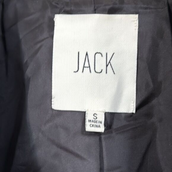 Jack by‎ BB Dakota Striped Waterfall Belted Jacket Draped Open Front Boho SMALL - Picture 8 of 11